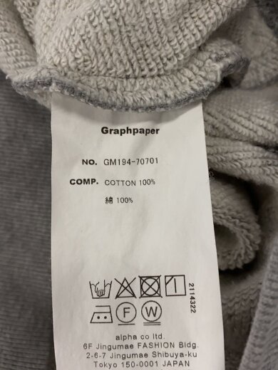 商品画像：パーカー/0/コットン/GRY/GM194-70701// 4