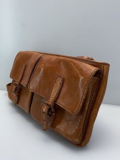 商品画像：ゲンテン/ショルダーバッグ/レザー/キャメル/無地 2