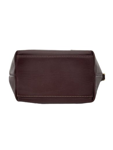 商品画像：ハンドバッグ/レザー/BRW/無地 4