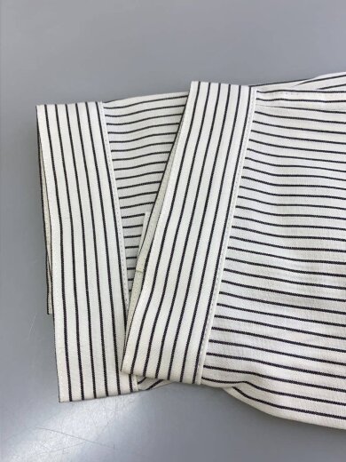 商品画像：長袖シャツ/1/コットン/WHT/ストライプ/23-01-24-01706// 4
