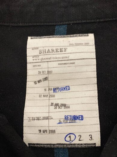 商品画像：長袖シャツ/1/レーヨン/BLK/15313023 3