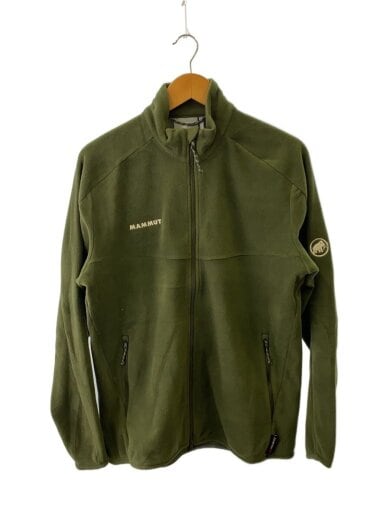 商品画像：フリースジャケット/L/ポリエステル/KHK/無地/1014-06590 1