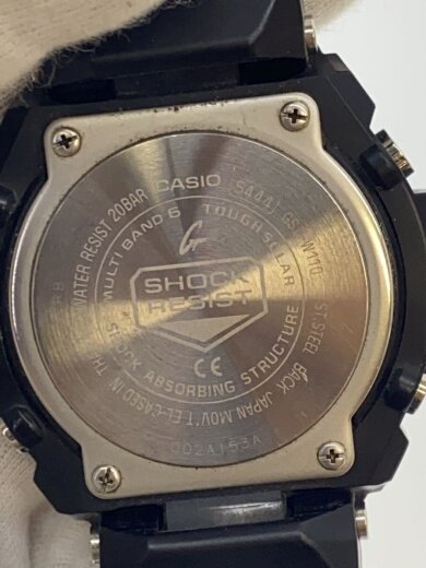 商品画像：G-STEEL MULTI BAND 6/ソーラー腕時計・G-SHOCK/デジアナ/ラバー/SLV/GRY/// 3