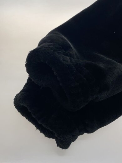 商品画像：FAUX FUR HOODED JACKET/XL/ポリエステル/BLK// 5
