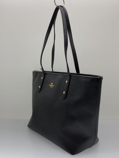 商品画像：トートバッグ/レザー/BLK/F58846// 2