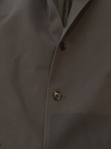 商品画像：23SS SCALE OFF WOOL JACKET/1/グレー/GM231-20167B/汚れ着用感有 6