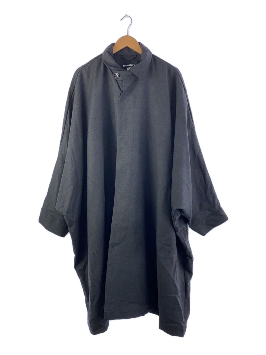 MONITALY / コート/M/コットン/GRY/無地