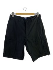 ショートパンツ/31/コットン/BLK/無地