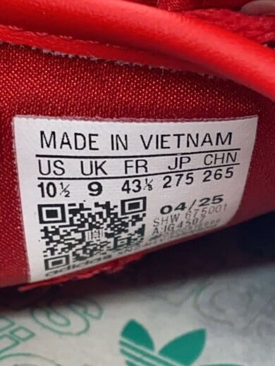 商品画像：ローカットスニーカー/27.5cm/RED 5