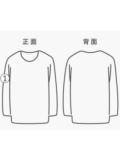 商品画像：25AW/LS TEE X/長袖Tシャツ/XL/コットン/BLK/プリント/SM-HR1-0000-029// 7