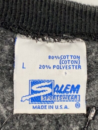 商品画像：SALEM SPORTSWEAR/スウェット/L/コットン/BLK/無地// 3