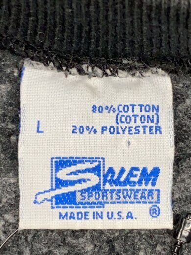 商品画像：SALEM SPORTSWEAR/スウェット/L/コットン/BLK/無地// 5