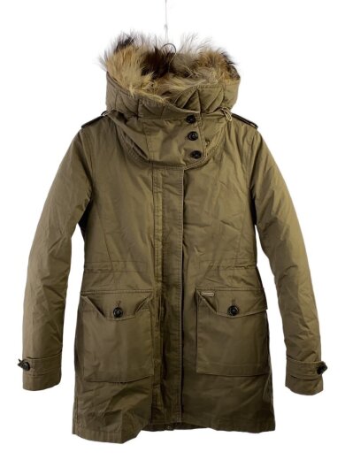 商品画像：ロングダウンジャケット/S/コットン/BEG/WWCPS2685D 1