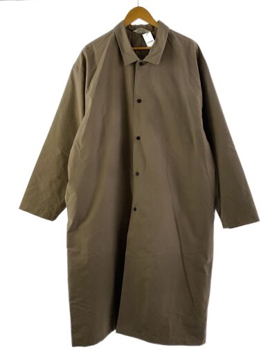 商品画像：ステンカラーコート/L/コットン/BRW/無地 1