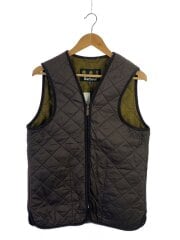 キルティングベスト/36/ナイロン/BRW/1402112