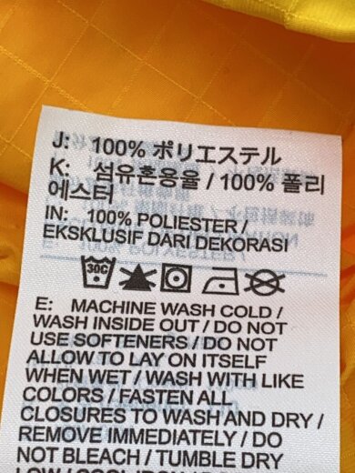 商品画像：ナイロンジャケット/XXL/ポリエステル/ORN/無地/FN3109-739 4