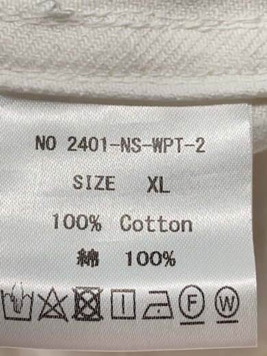 商品画像：So/ホワイトデニムベイカーパンツ/ボトム/XL/WHT/無地/2401-NS-WPT-2// 5