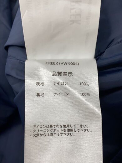 商品画像：CREEK/ナイロンジャケット/38/ナイロン/NVY/無地/HWN004 4