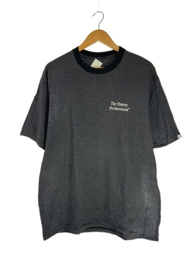 画像：the ennoy professionalTシャツ/XL/コットン/BLK/ボーダー/SS20BRENCT02AM//1