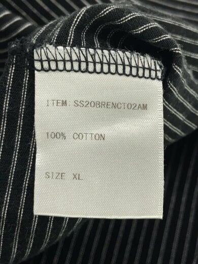 画像：the ennoy professionalTシャツ/XL/コットン/BLK/ボーダー/SS20BRENCT02AM//4