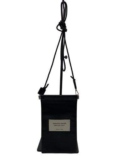 商品画像：ショルダーバッグ/レザー/BLK/無地 1