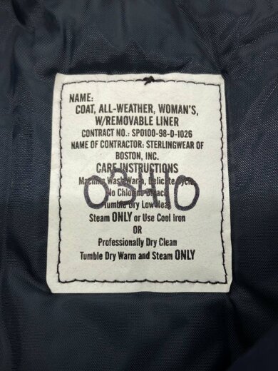 商品画像：トレンチコート/--/ポリエステル/NVY/無地// 3