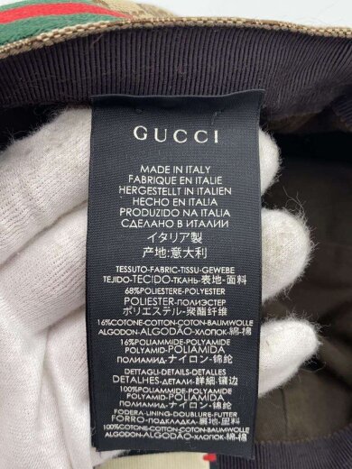 商品画像：シェリーライン/GGキャンバス/キャップ/XL/コットン/BEG/総柄/メンズ/200035・601491 6