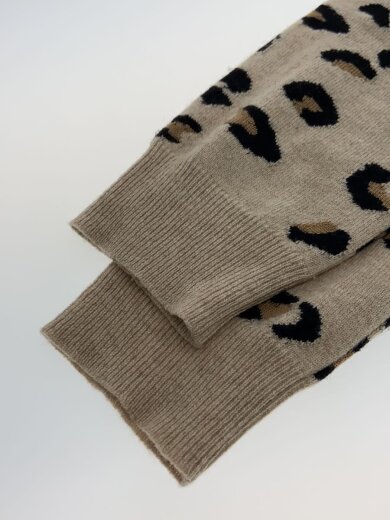 商品画像：OLD VALENTINO/カーディガン(薄手)/FREE/カシミア/BEG/レオパード// 6