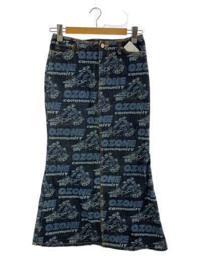 商品画像：ロングスカート/--/コットン/IDG/総柄 1