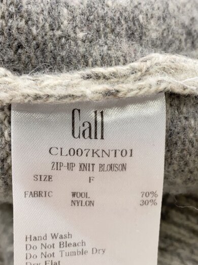 商品画像：ブルゾン/FREE/ウール/BEG/CL007KNT01 4