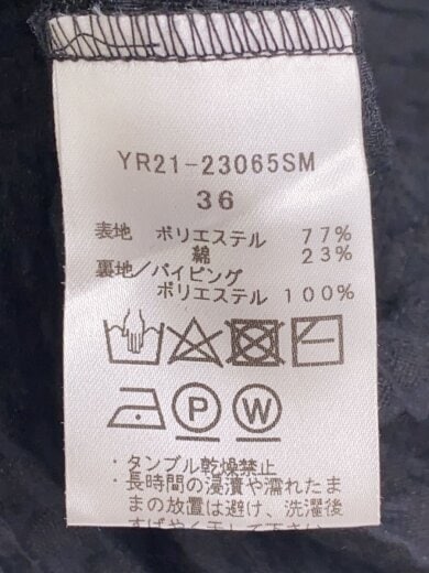 商品画像：半袖ブラウス/36/ポリエステル/BLK/無地/YR21-23065SM 4