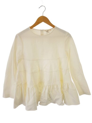 商品画像：長袖ブラウス/36/ナイロン/WHT/無地/YR21-23048SP 1