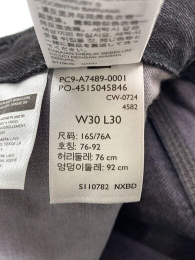 商品画像：ボトム/30/コットン/BLK/PC9-A7489-0001 5