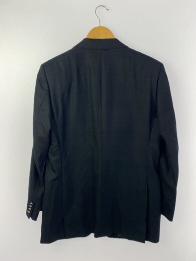 商品画像：段返り3B/背抜き/ジャケット/A7/ウール/BLK/無地/BBG42-803-09 2