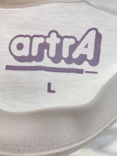 商品画像：artrA/U井T吾/AJ ROYAL/Tシャツ/L/コットン/WHT/プリント 3