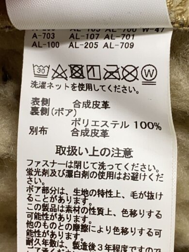 商品画像：フライトジャケット/S/フェイクレザー/BRW/TA1334-068 5