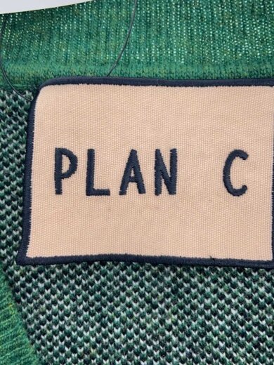 商品画像：半袖Vネックニット・セーター(薄手)/36/ウール/GRN/チェック/MVCMB01JG0FW 3