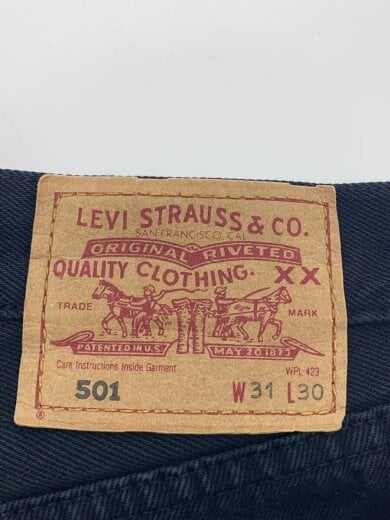 商品画像：EURO/後染めブラック/ボトム/31/デニム/BLK/無地/00501-0165 4