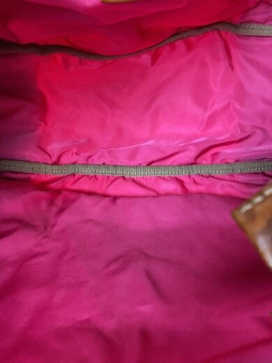 商品画像：レザーコンビ/トートバッグ/ナイロン/PNK/無地// 6