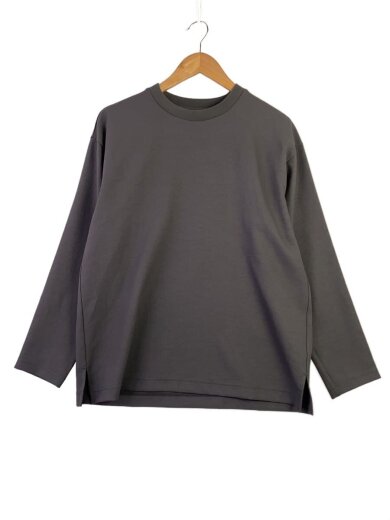 商品画像：長袖Tシャツ/S/ポリエステル/GRY/無地/DU4FLTI2M 1