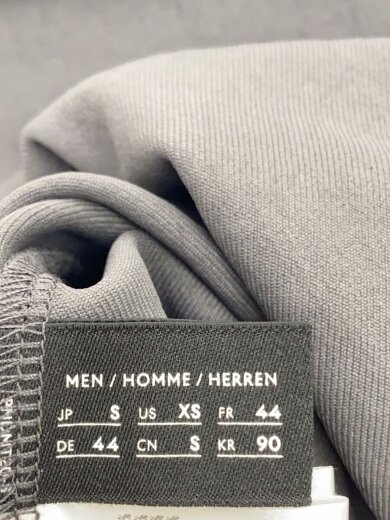 商品画像：長袖Tシャツ/S/ポリエステル/GRY/無地/DU4FLTI2M 4