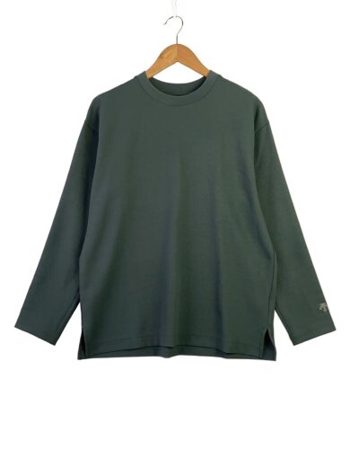 商品画像：長袖Tシャツ/S/ポリエステル/GRN/無地/DU5SLTI2M 1