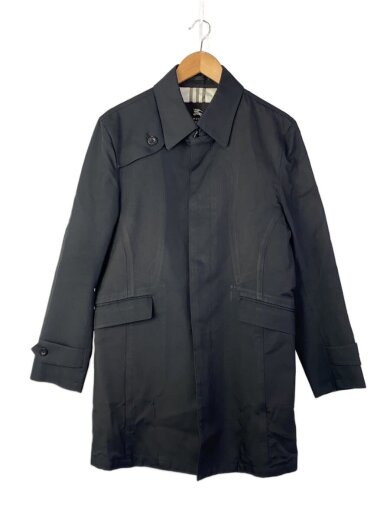商品画像：ステンカラーコート/M/ポリエステル/BLK/無地/BMA11-700-09// 1