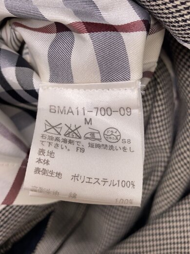 商品画像：ステンカラーコート/M/ポリエステル/BLK/無地/BMA11-700-09// 4