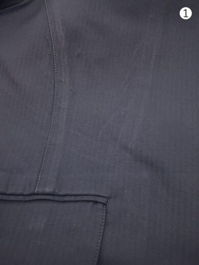 商品画像：ステンカラーコート/M/ポリエステル/BLK/無地/BMA11-700-09// 7