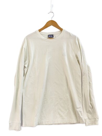 商品画像：T-DIEGO-LONG-A-R/長袖Tシャツ/XL/コットン/WHT/無地/A10405/? NULL ? 1