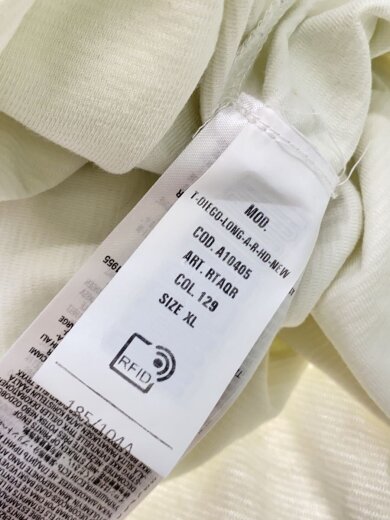 商品画像：T-DIEGO-LONG-A-R/長袖Tシャツ/XL/コットン/WHT/無地/A10405/? NULL ? 4