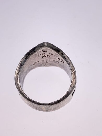 商品画像：リング/SV925/15号/SLV/メンズ/14K// 3