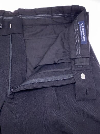 商品画像：Polyester 1 Tuck Slacks Pant/XXL/ポリエステル/BLK/無地/241-1468// 3