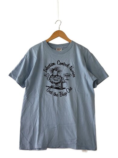 商品画像：Tシャツ/L/コットン/BLU/無地/2122-ON// 1